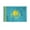 4x6 ft Nylon Flag, variant on AGAS Kazakhstan Flag 4x6 inch - 11" Plastic Pole 100% Polyester Stitched Edges Kazak National Mini Flag on a Stick