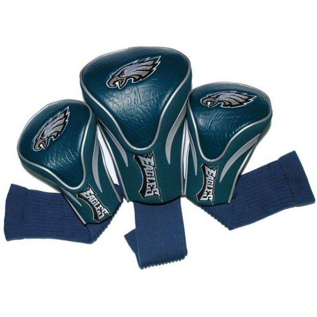 Team Golf Philadelphia Eagles 3 Pack Contour Fit Headcover