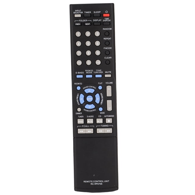 Mando a distancia RCRP0705 de repuesto para receptor estéreo compacto de componentes HiFi Kenwood R-K711