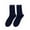 Navy, variant on MEICHEN Crew Socks for Women, 1 Pair Men Casual Business Crew Dress Socks Cotton Middle Breathable Tube Crew Socks, Fall Winter Fashion Accessories