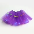 thumbnail image 3 of YUEJUIR Rainbow Tutu Adult Tutu Nepotism Light Glowing Sequin Skirt Fluffy Skirt Butterfly Light Skirt Adult Tutu Tulle Skirt Princess Tutu (PP1,one Size), 3 of 3