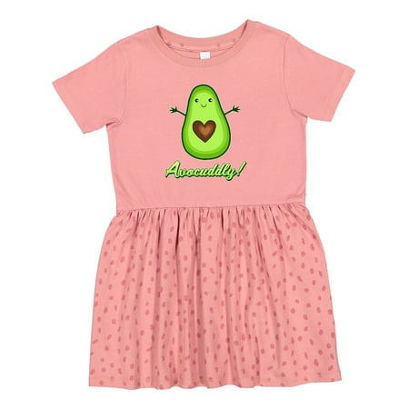 

Inktastic Avocuddly! Cute Avocado Girls Toddler Dress
