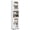 White, variant on Costway Bathroom Cabinet, Slim Floor Storage Cabinet with 2 Fluted Doors,4 Rubber Feet White