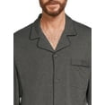 thumbnail image 4 of Hanes Men’s Ultrasoft Breathable Cotton Modal Stretch Knit Pajama Set, 2-Piece, Sizes S-5XL, 4 of 5