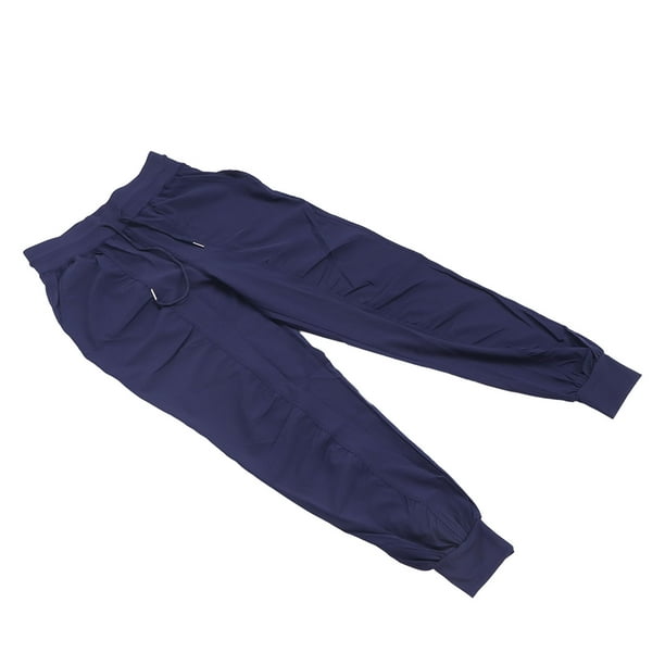 Running Trousers Sports Trousers Navy Blue Adjustable Drawstring