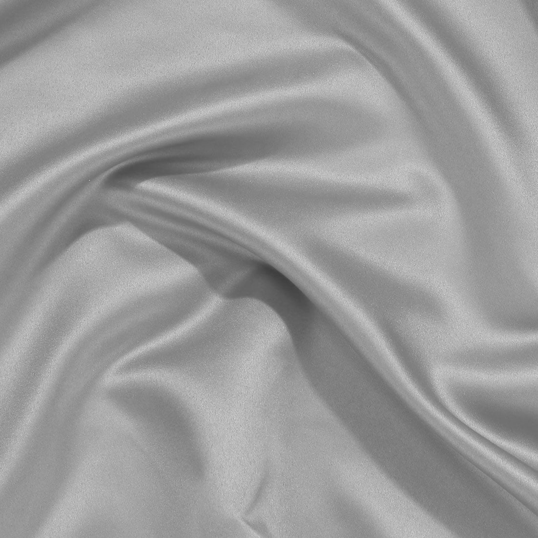 Unique Bargains Silky Satin Pillow Cases Covers Set of 2 Gray King