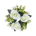 thumbnail image 4 of Anillo de vela BLESIY decoración del hogar corona de rosas artificiales 23 cm, 4 of 8
