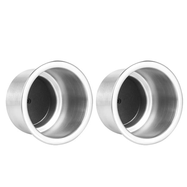 Bebidas 2 Uds Estante Para Bebidas De Acero Inoxidable Plateado Portabotellas Soporte Para Tazas Suministros Para Barcos