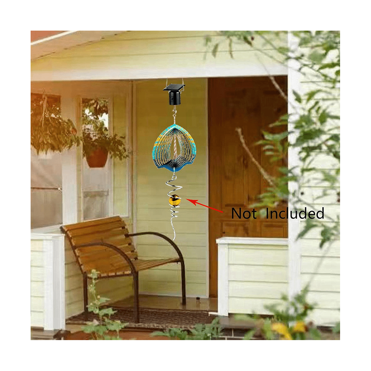 4Pcs Solar Powered Wind Spinner Motor Solar Energy Hanging Rotating Motor Revolving Wind Chime Spinner Motor for Display