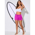 thumbnail image 6 of SHEWIN Ladies Board Shorts Summer Tankini Bottoms with Front Tie Drawstring Swimming Panty for Women Rose XL, 6 of 10