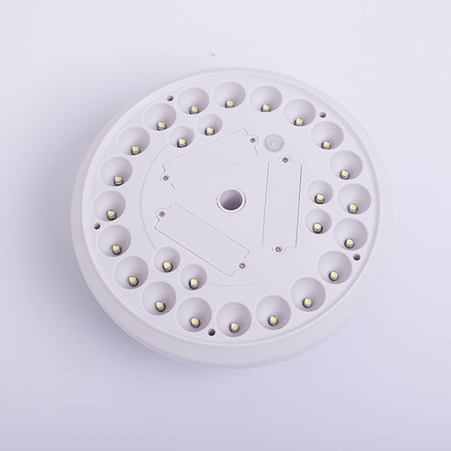 Lighting Tool Solar Power Flag Pole Light 26-LEDs Practical Flagpole Downlight Useful Lighting Tool for Outdoor Outside with Hook (White)