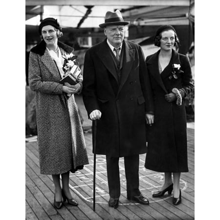 Winston Churchill With His Wife History (18 x 24) Walmart Canada