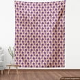 thumbnail image 3 of Purple Upholstery Fabric by the Yard, Victorian Influences on Purple Flower Arrangement Ancestral Blooming Nature Motifs, Decorative Fabric for DIY and Home Accents, Beige Plum by Ambesonne, 3 of 4