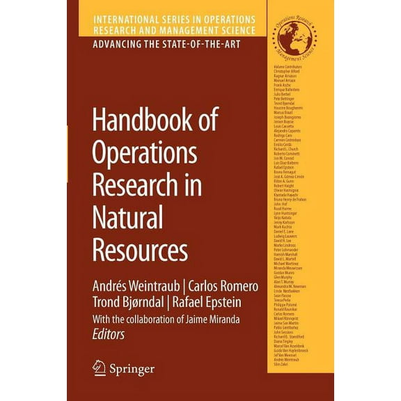 International Operations Research & Mana Handbook of Operations Research in Natural Resources, Book 99, (Paperback)