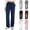 #02 Navy, variant on Spring Summer Pants for Women Soft Lounge Wide Leg Sweat Pants Elastic Waist Mid-Weight Pajama Pants with Pockets, #02 Light Gray S
