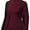 2PACK - Black/Burgundy (Longer), variant on Women's 2-Pack Basic Long Sleeve High Turtle Neck Slim Fit Top Shirt