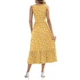 thumbnail image 5 of OutfitShow Summer Maxi Dresses for Women Sleeveless Casual Flowy Tiered Dress Vacation Beach Sundresses with Pockets, 5 of 8