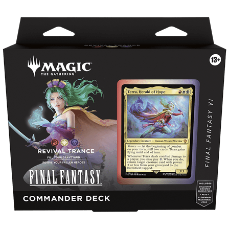 Magic: The Gathering Trading Card Games Final Fantasy Commander Deck Rival Trance
