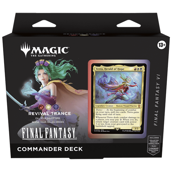 Magic: The Gathering Trading Card Games Final Fantasy Commander Deck Rival Trance