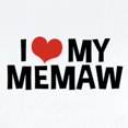thumbnail image 2 of CafePress - I Love My Memaw Infant Bodysuit - Baby Light Bodysuit, Size Newborn - 24 Months, 2 of 4