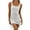 White, variant on Sleeveless Women Slim Fit Lace-Up Mini Dress Party Bandage Dress