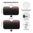 thumbnail image 3 of Bingfone Rose Gold Glitter1 Car Windshield Sun Shade Protector Keep Your Vehicle Cool Sun Shield Visor Cover Foldable For Car Truck Suv-Small, 3 of 9