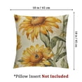 thumbnail image 4 of nygtbtfer Pillow Covers Set of 2 Spring Decorative Throw Pillow Covers Floral Farmhouse Cushion Cases for Sofa Couch Living Room Outdoor Home Decor White, 4 of 7