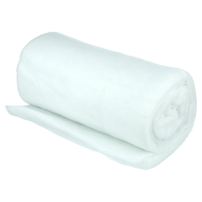 Polyester Wadding High Loft 2oz 4oz 6oz Batting White 54 Quilting  Upholstery