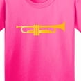 thumbnail image 4 of Inktastic Trumpet Gold Brass Music Instrument Youth T-Shirt, 4 of 5