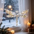 thumbnail image 4 of Lypsnake Christmas Ornaments Transparent Dragonfly Shape Clear Acrylic Sequins Reflective, 4 of 6