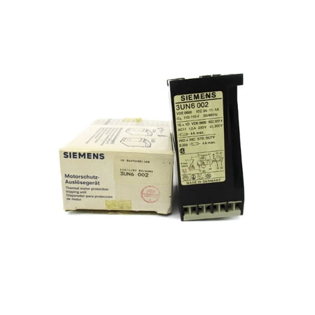 SIEMENS 3UN6002 110/115V 4A NSMP