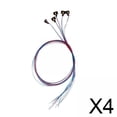 thumbnail image 1 of 4x5 Piezas HO 1/87 Mini Luces Precableadas 3V Baoblaze, 1 of 8