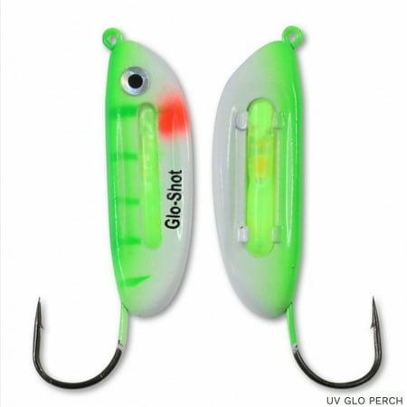 Northland Tackle Glo-Shot Jig 1/4 oz - UV Glo Perch