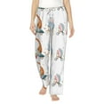 thumbnail image 2 of Kdxio Women's Comfy Stretch Animals in TransportPrint Drawstring Pajama Pants-Small, 2 of 9