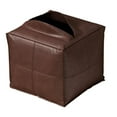 thumbnail image 4 of GROWTH TANK Unstuffed Ottoman Pouf Cover Decoration Large Capacity Footstool for Bedroom Brown, 4 of 9