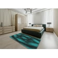thumbnail image 4 of Ahgly Company Indoor Square Patterned Light Sea Green Novelty Area Rugs, 3' Square, 4 of 6