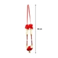 thumbnail image 3 of Shubhkart Makhamali Artificial Moti Garland, Red, 3 of 4
