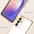 thumbnail image 2 of for Samsung Galaxy A54 5G Case Love Heart Plating Electroplate Luxury Elegant Case Camera Protector Soft TPU Shockproof Protective Corner Back Cover Galaxy A54 5G Case -White, 2 of 10