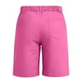 thumbnail image 4 of Teen Girls Pink Breathable Boys School Uniform Pants Girl Summer Clothes 15-16 Years, 4 of 7