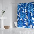 thumbnail image 2 of Pioneer Flower Floral Print Pattern Shower Curtain 72"x72" ,Bathroom Decorative Shower Curtains Set with 12 Hooks,Modern Waterproof Washable Shower Curtain, 2 of 6