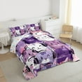 thumbnail image 3 of Castle Fairy Children Kawaii Cats Queen Comforter Set,Cute Pet Bedding Comforter Set, 3 of 8