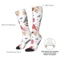 thumbnail image 4 of Naloa Gnome With Love Letter Thigh High Socks Extra Long Stretchy Sock Women Over Knee High Opaque Stocking Daily Wear, 4 of 6
