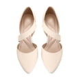 thumbnail image 5 of Pennysue Women's Nude Strappy Short Heels With Pointed Toes Size 9.5, 5 of 6