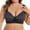 Black, variant on MVRLSH Sports Jelly Bras for Women Front Closure Wireless Camisole Plus Size Comfort Underwear Strapless Bra