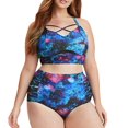 thumbnail image 1 of Plus Size Lingerie Ladies Plus Size Padded Swimwear Push Up Bikini Set Swimsuit Bathing Suit, 1 of 6