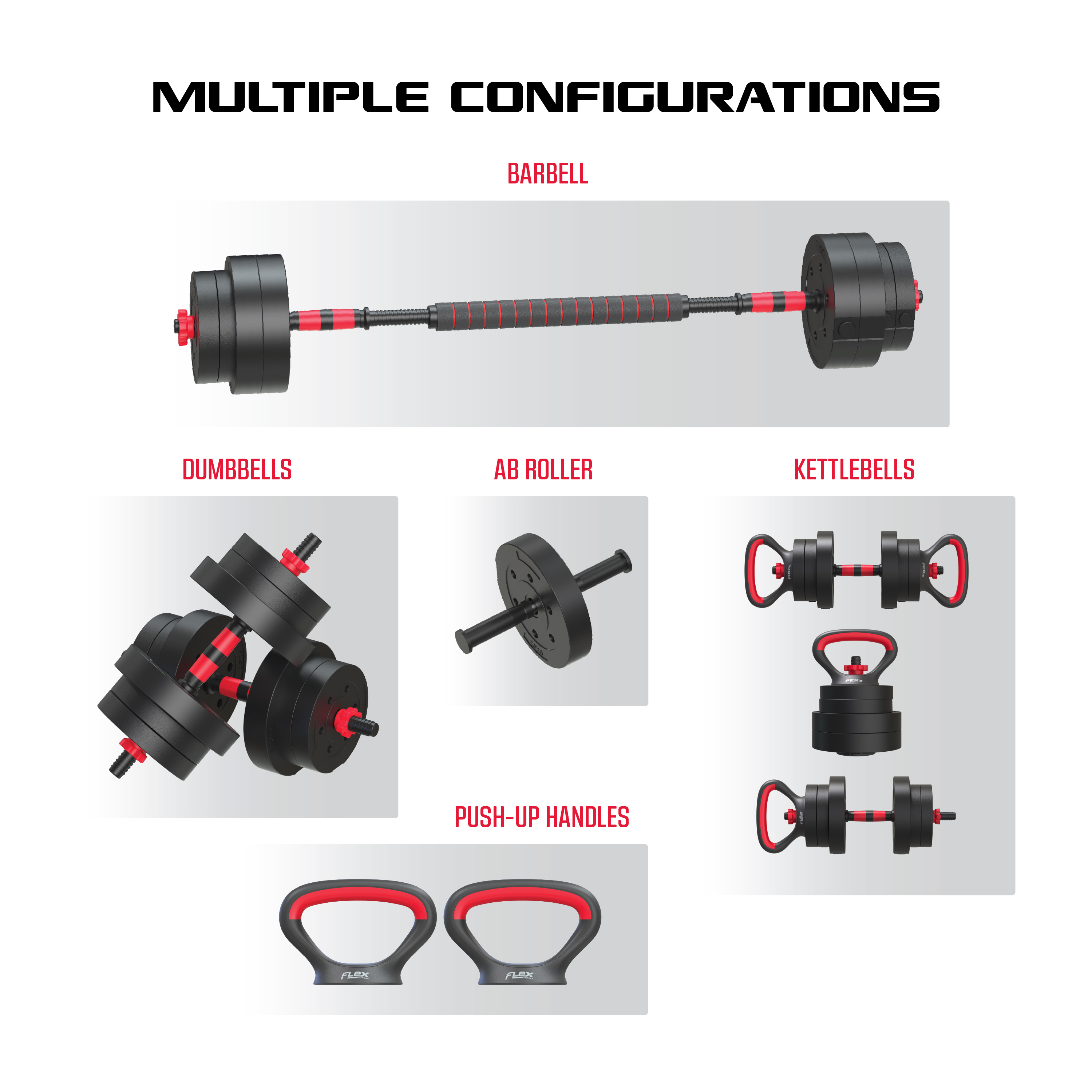 FitRx Smartbell Gym 5-in-1 Adjustable Dumbbell Set photo 8
