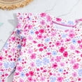 thumbnail image 4 of TOWED22 Toddler Girls Swimsuit Rashguard Set Summer Beach Breathable Tankini with UPF 50+ Sun Protection 2-8T Hot Pink,6-7 Y, 4 of 7