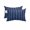 Blue, variant on Pack of 2 Outdoor Lumbar Pillow Covers 12x20 Inch, Navy Blue Striped Waterproof Throw Pillow Covers Set, Modern Abstract Art Geometric Stripes Decorative Cushion Cases for Patio Porch Car