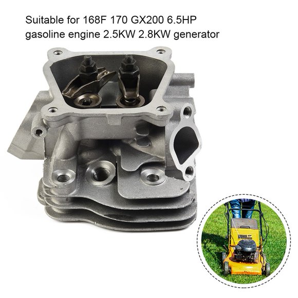 Cylinder Head Assembly For 168F 170 for GX200 Engine 2.5KW 2.8KW Generator