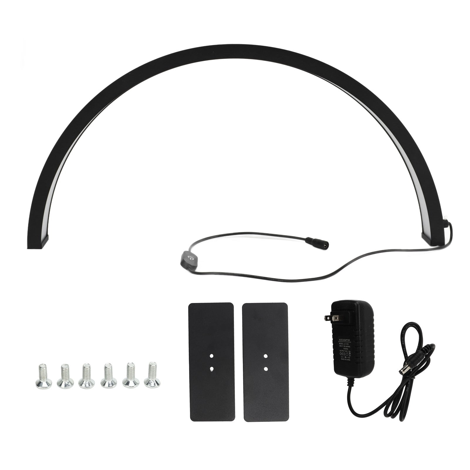 Half Moon Nail Desk Lamp, LED Half Moon Light Color Temperature Energy Saving 22 Inch 100 To